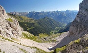 24 Panorama dal passo, c'è ancora una macchia di neve laggiù, qualcosa si muove...